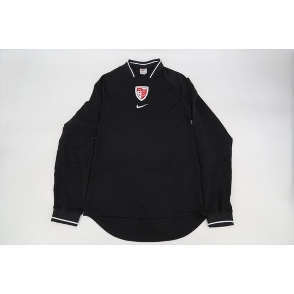 Vintage Nike FC Sion Mens Small Black Long Sleeve Soccer Keeper Jersey Swiss